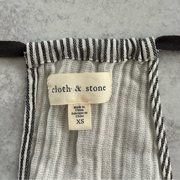 Anthropologie Cloth & Stone Susanna Striped Romper, XS - Picture 4 of 10